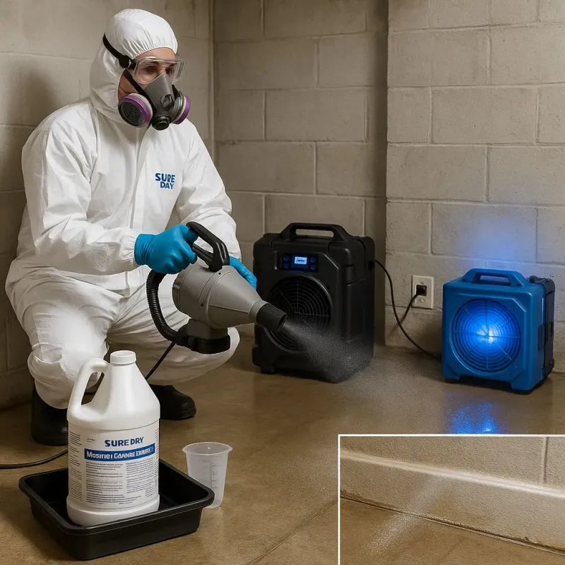 Sanitization and Odor Removal process in Fair Lawn, NJ